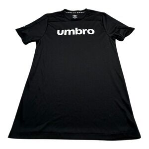 Umbro Black Athletic TShirt Logo Short Sleeve‎ Size Large